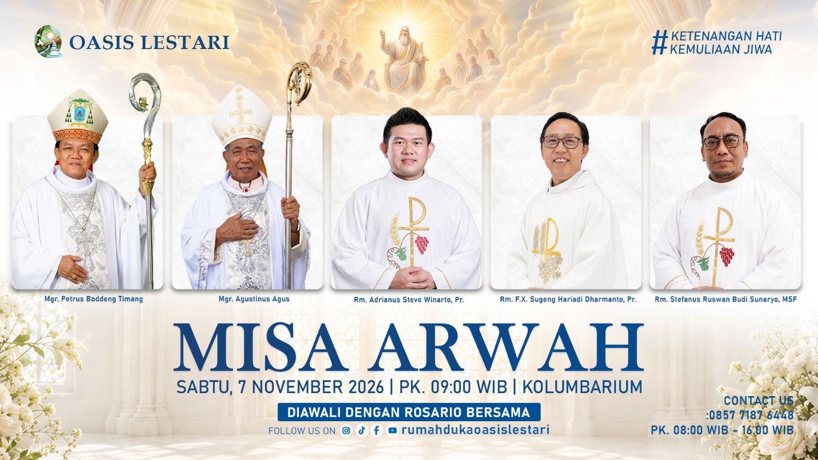 Misa Arwah Bagi Keselamatan Jiwa | 7 November 2026